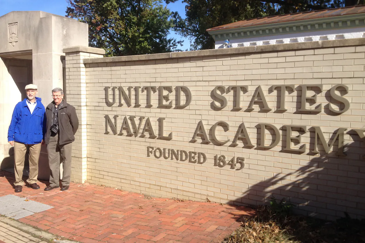 Professor Carl Albing at the U.S. Naval Academy.