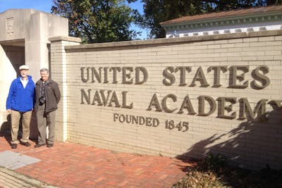 Professor Carl Albing at the U.S. Naval Academy.