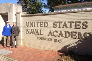 Professor Carl Albing at the U.S. Naval Academy.