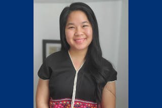 Social work major KuGay Nahpay '20 currently works as a youth career development counselor at the Karen Organization of Minnesota (KOM).