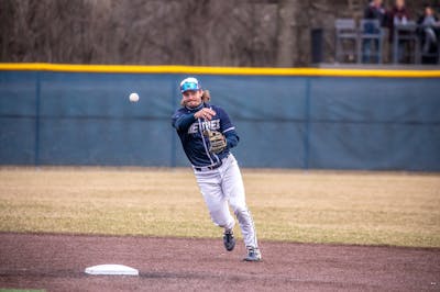 Marcus Krupke '22 found a home on the Bethel Royals baseball team.