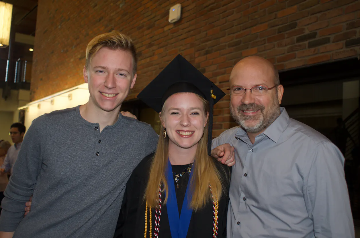 On March 1, 2022, Andy Tillman (right) ‘87 S’90, follower of Jesus, suddenly passed away after suffering a heart attack and a bilateral stroke at the age of 56. He left behind his wife, Lynette, and their three children: Marisa '16 (middle), Josiah '17 (left), and Lia '21. Andy was a missionary to the Philippines, where he lived and served for thirty years. He prioritized God's Story in his mission to make Jesus accessible to all peoples, regardless of background.
