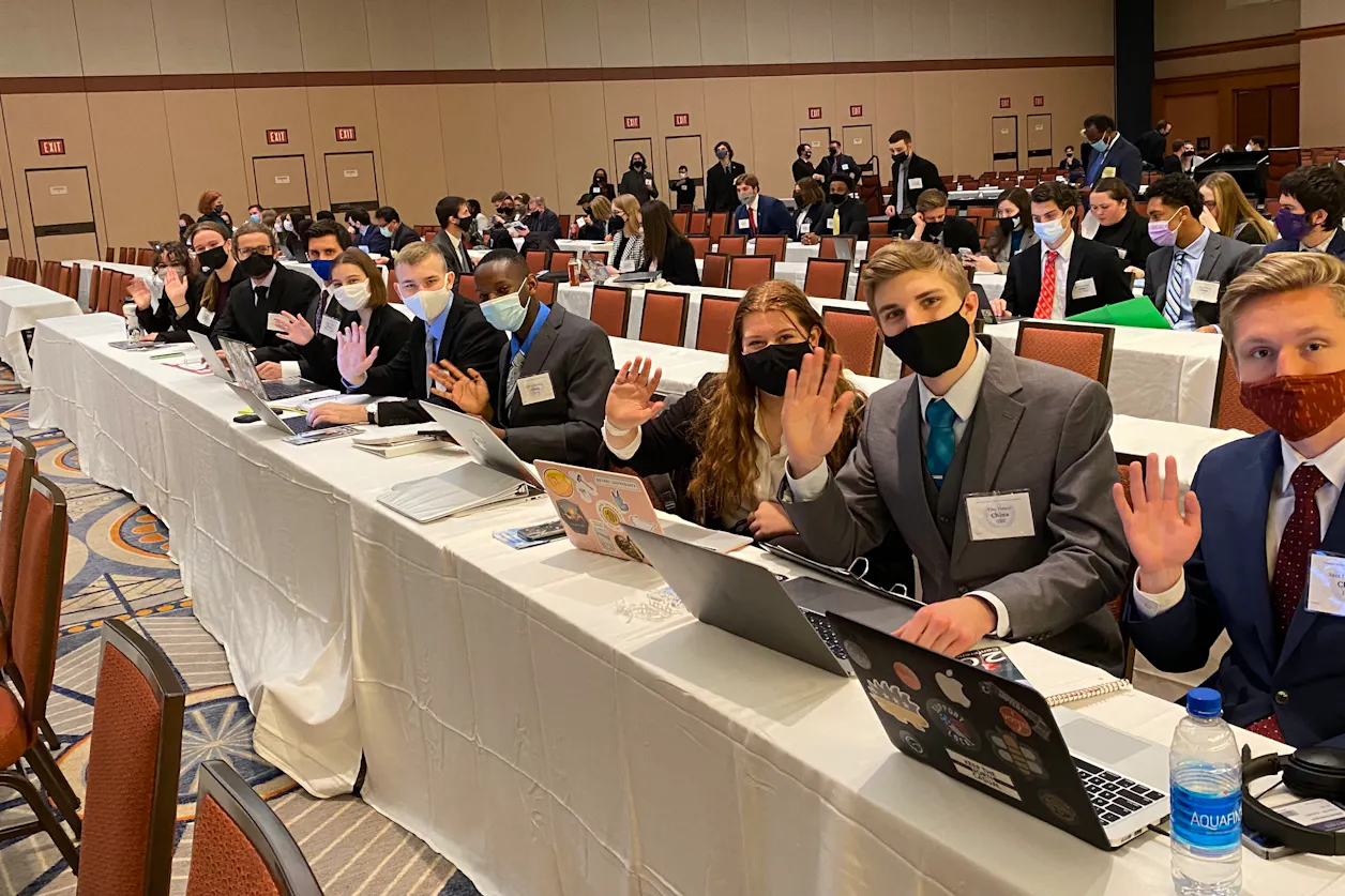 Bethel's University Model UN team 
