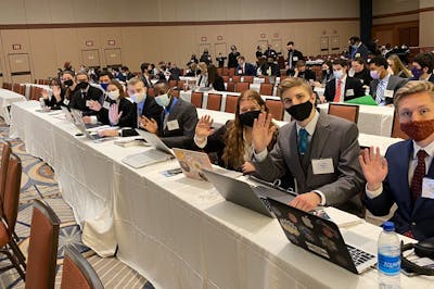 Bethel's University Model UN team 