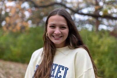 Katie Gemuenden '24, business major and graphic design minor, serves as student manager for the Social Media Student Ambassador team.