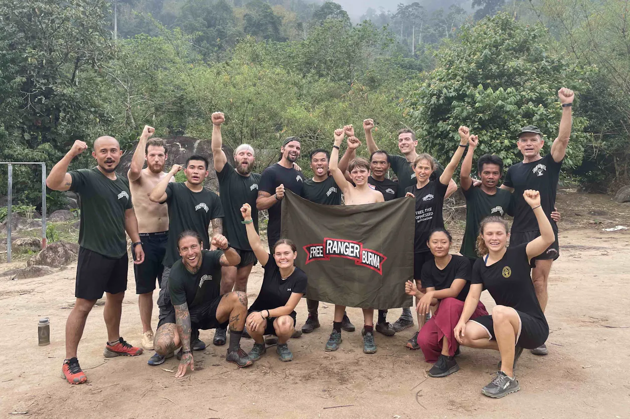 Jesse Phenow on one of his return visits to Myanmar