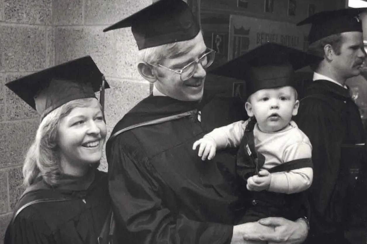 Paul ’76, S’83, Ruth ’72, S’83, and Timothy Goddard ’04