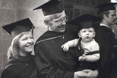 Paul ’76, S’83, Ruth ’72, S’83, and Timothy Goddard ’04