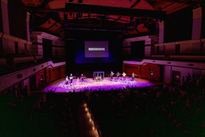 Benson Great Hall during Vespers. 