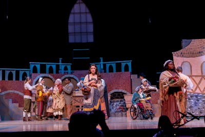 Beauty and the Beast dress rehearsal