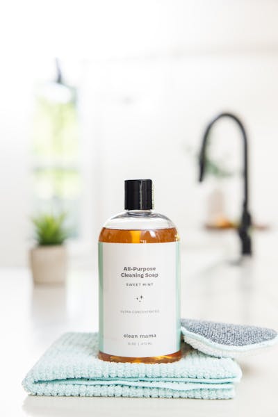 Becky Rapinchuk has her own line of Clean Mama natural, safe cleaning products.