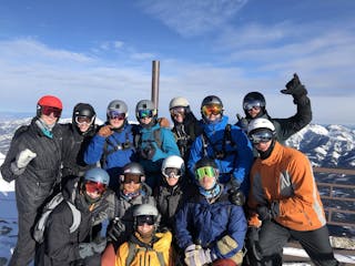 Jordan Van Eps '15 on annual ski trip