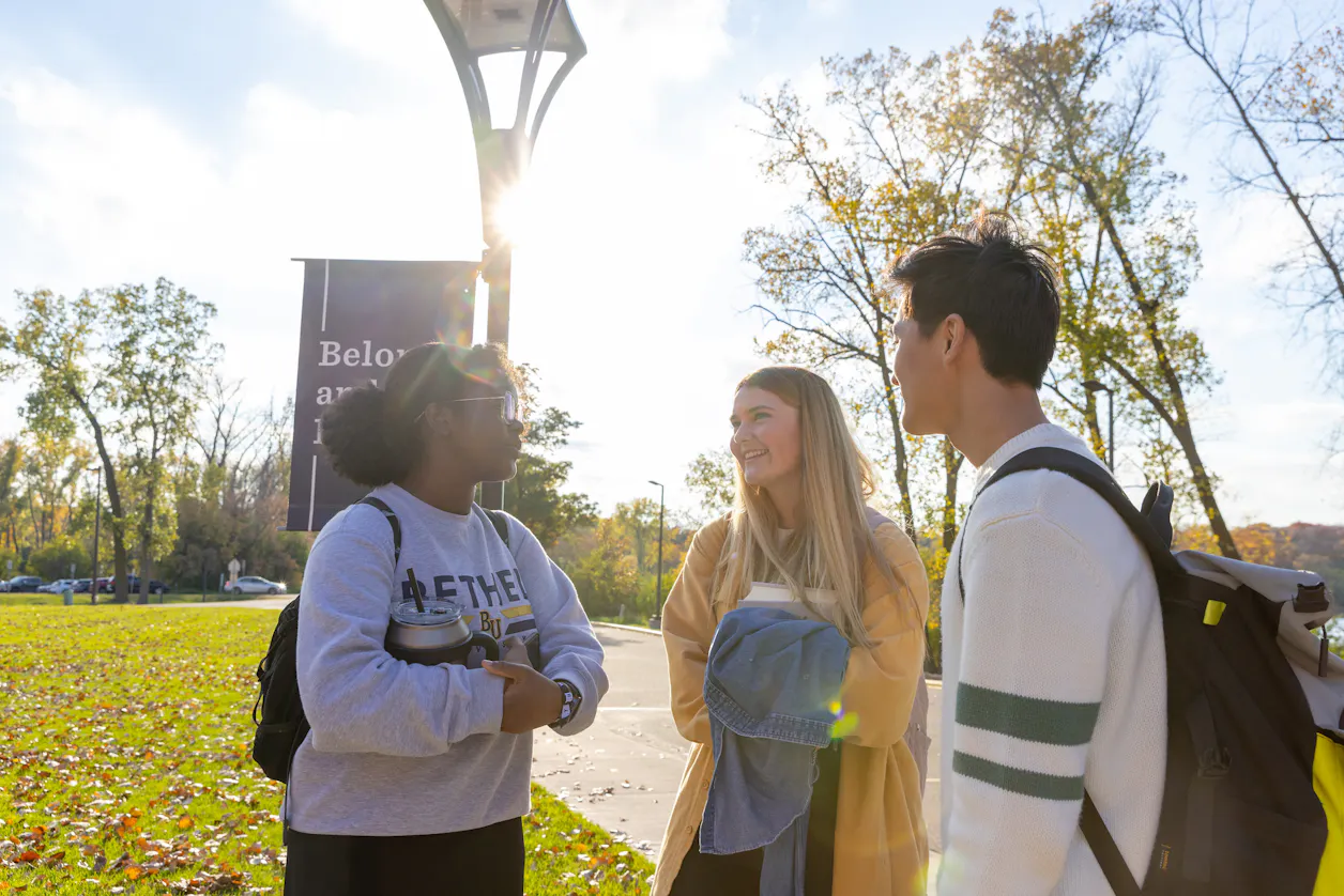 Students on campus