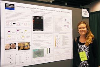 While studying chemistry and biochemstry during her time at Bethel, Soller '11 worked closely with Chemistry Professor Matt Neibergall and came to love presenting research. 