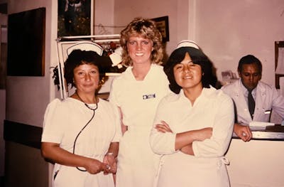 Pam Van Eps on nursing trip