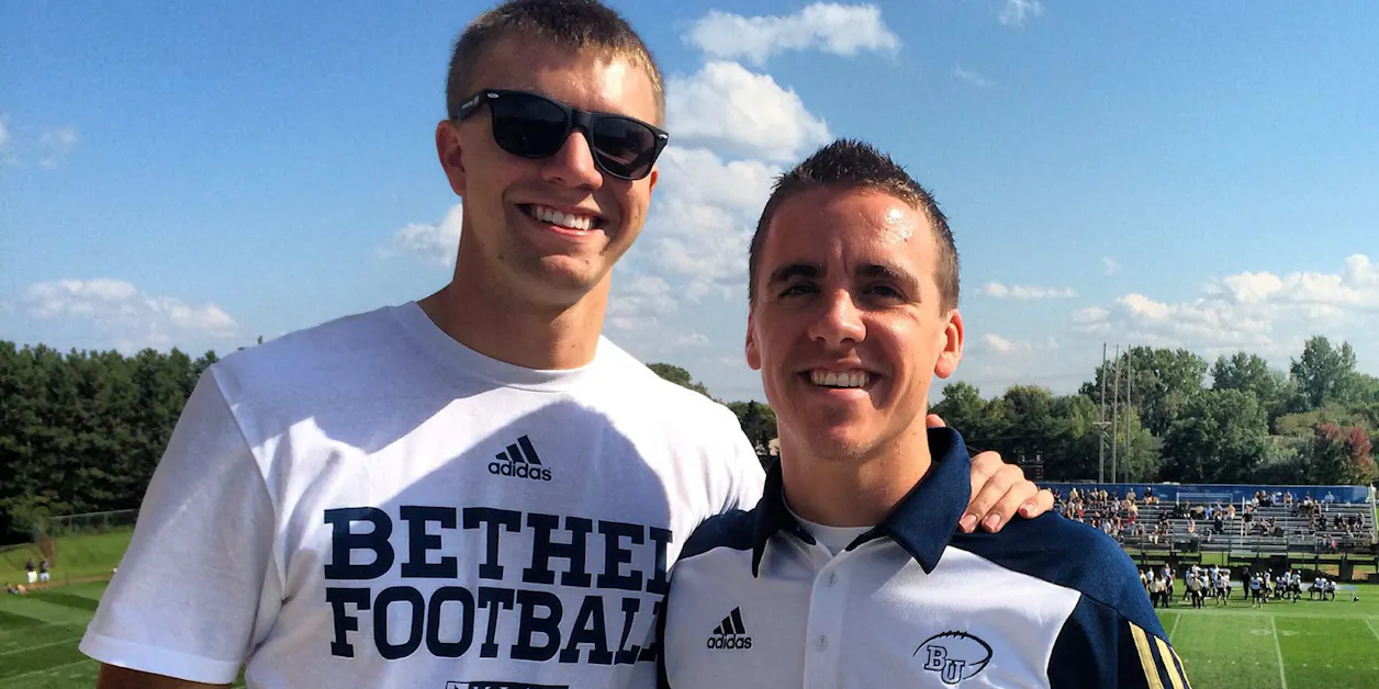 Jay Hilbrands ’13 and Jared Johnson