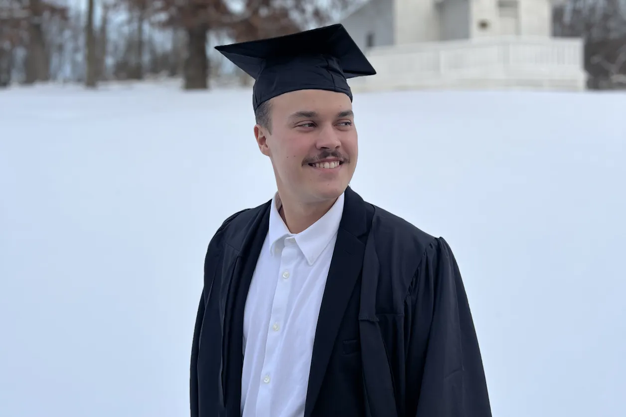 Levi Case ’24, S’25 was the 2025 Omark Preaching Competition Ministry Scholar winner. 