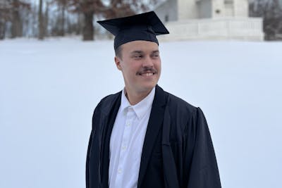 Levi Case ’24, S’25 was the 2025 Omark Preaching Competition Ministry Scholar winner. 