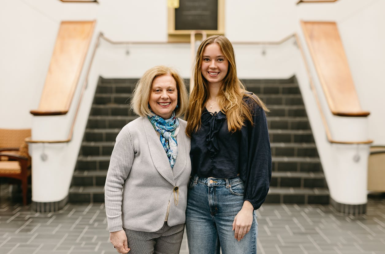 Languages and Cultures Professor Graciela Perez and Amelie Hansen ’26 partnered to explore the Don Juan myth as part of the Edgren Scholars Program. 