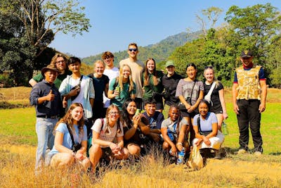 18 Bethel students traveled to Thailand for a January session study abroad trip. 