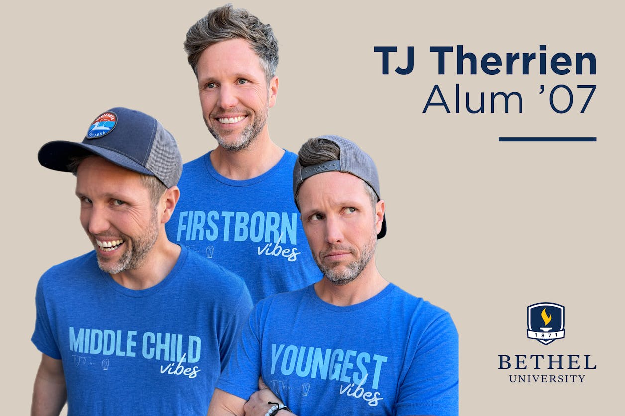 TJ Therrien as first born, middle, and youngest child