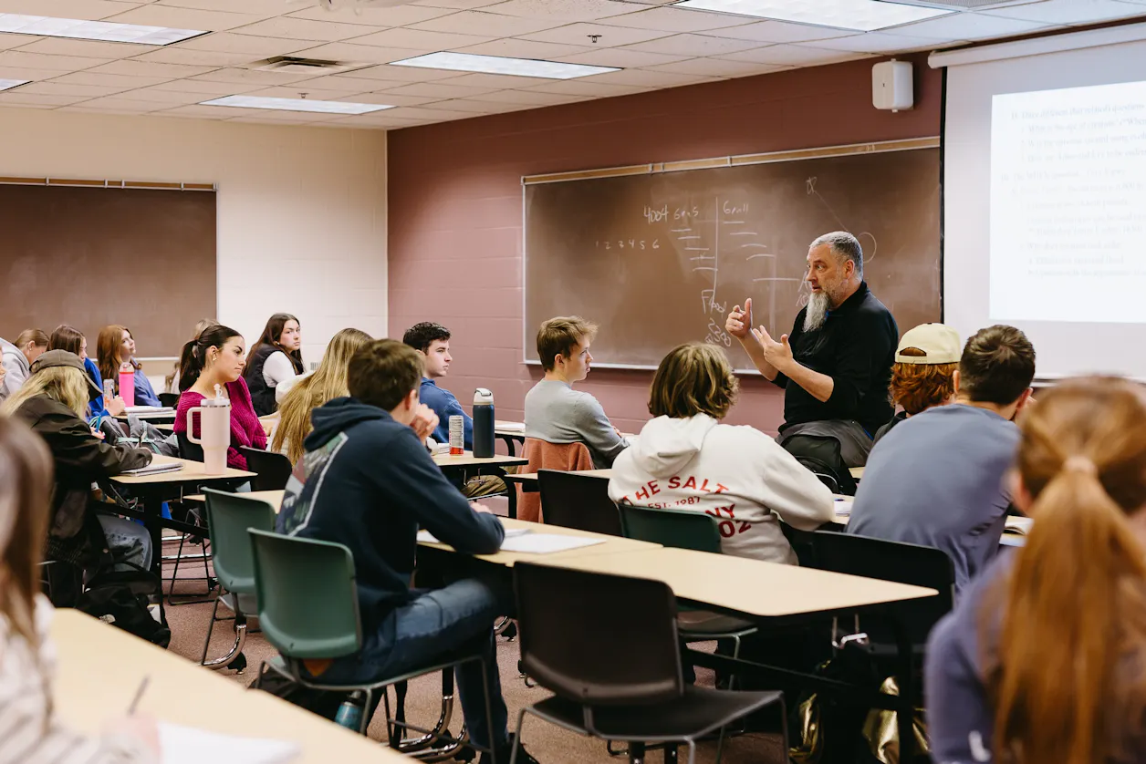 Professor Beilby is committed to helping students live with conviction in a complex world.