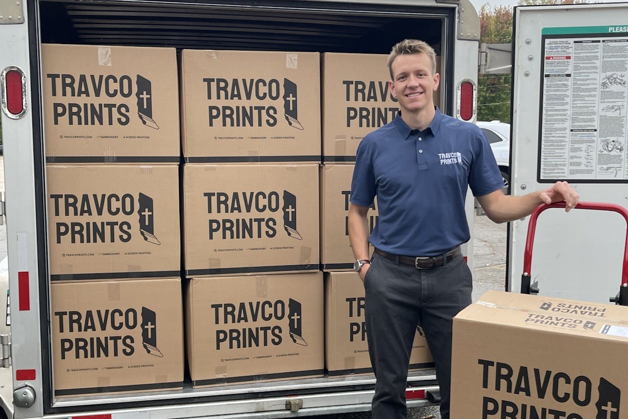 Jensen's apparel brand is sold in three retail stores—including Bethel's Campus Store—all 50 states, and 13 countries.