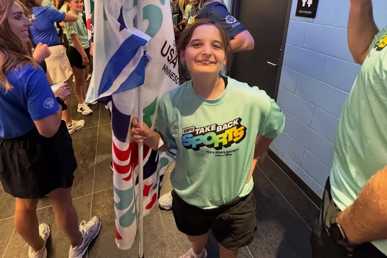 Jenna Perkins BUILD’25 served as the honorary co-chair of 2026 Special Olympics USA Games.