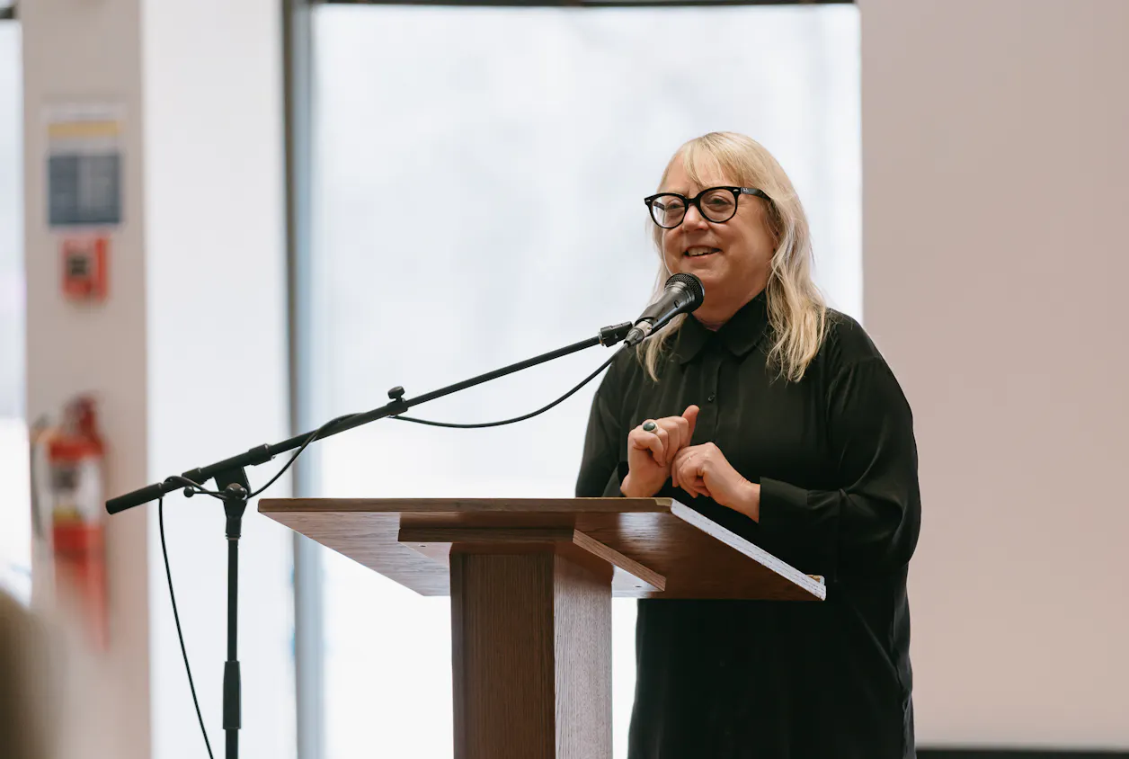 As part of her visit to Bethel, author and scholar Karen Swallow Prior spoke at a seminary symposium, engaging faculty and students from across the university. 