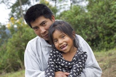 Mardequo with his daughter