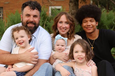 Kaycee Stanley with her family