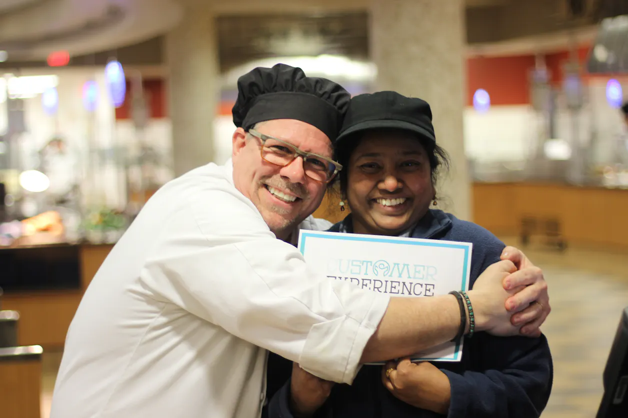 Geetha Peters and Jeff Gibson