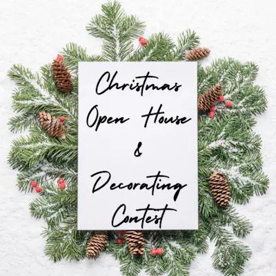 open house and decorating contest image