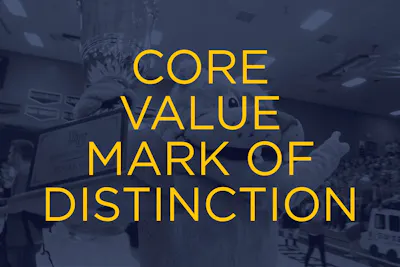 Core Value Mark of Distinction