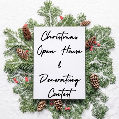 open house and decorating contest image