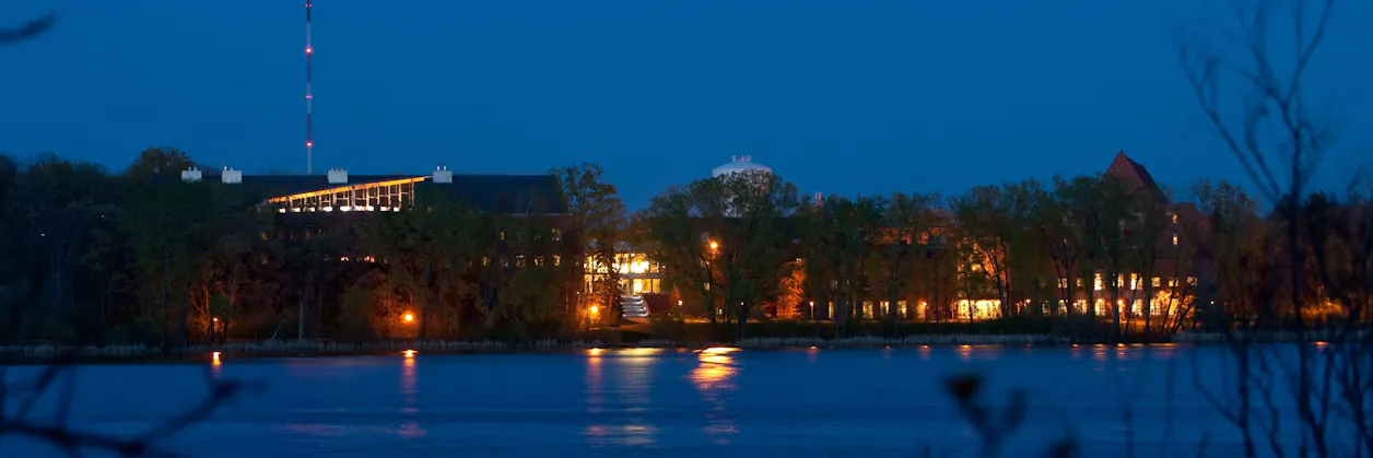 The dock at night
