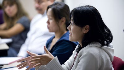 Student Discussing
