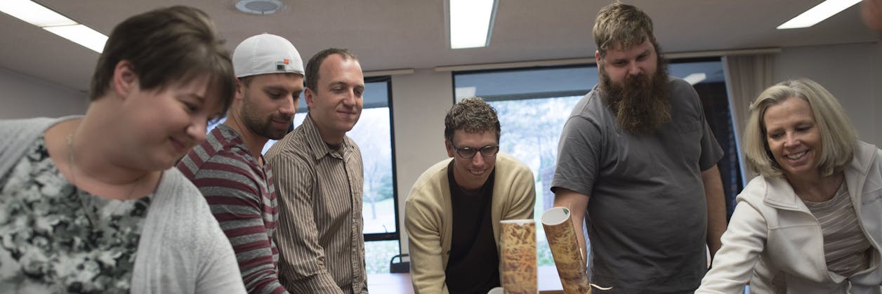 Group of students in class