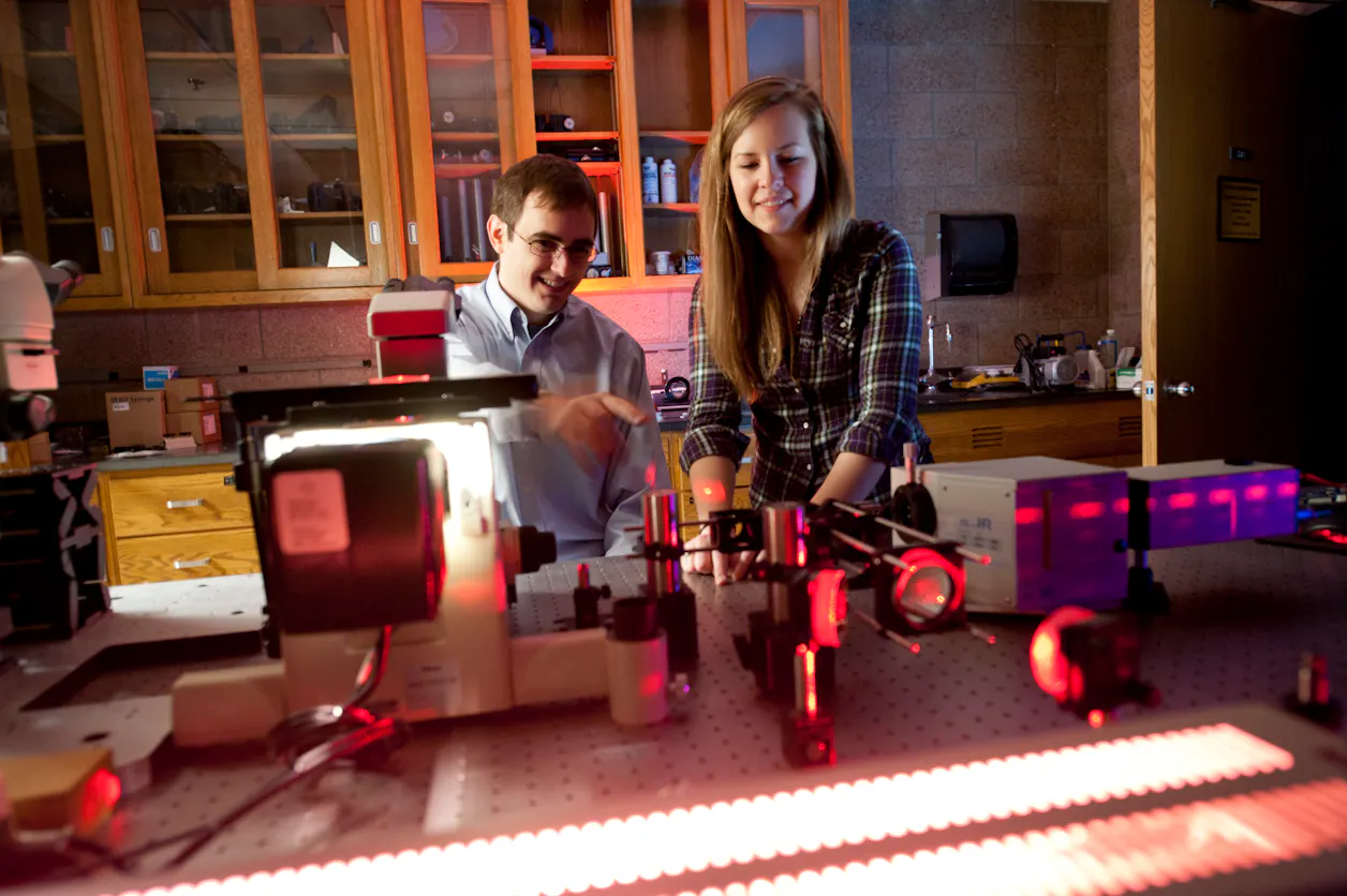 Laser lab work
