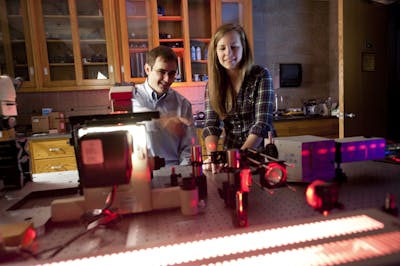 Laser lab work