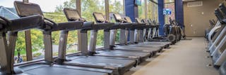 Wellness Center Empty Treadmills